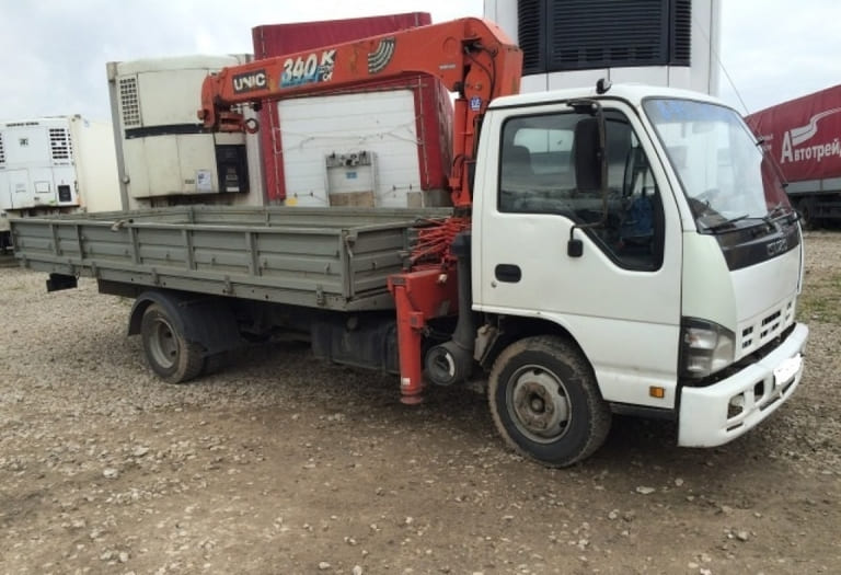 Услуги кранборта грузоподъёмность 3 тонны, длина кузова 6 метров (перевозка грузов, техники, работа краном длина стрелы 15 метров)